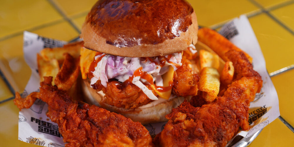Hot Chicken Cheese Combo